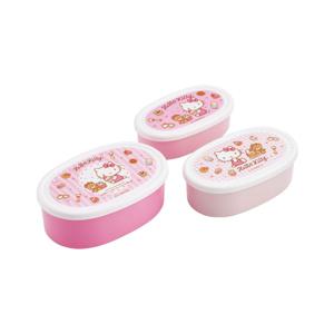 Hello Kitty Set Of 3 Lunch Box Sweety Pink