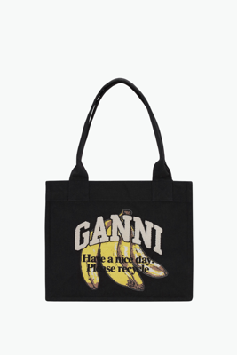 Ganni shopper Large A6897 black