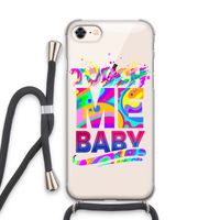 Touch Me: iPhone 8 Transparant Hoesje met koord