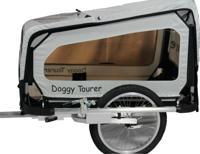 DoggyTourer fiets-hondenkar "doggy tourer s" dog trailer doggy tourer s sil./bl.
