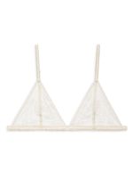 ANINE BING soutien-gorge Maddy à dentelle fleurie - Tons neutres - thumbnail