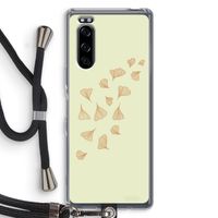 Falling Leaves: Sony Xperia 5 Transparant Hoesje met koord