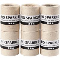 Creativ Company Bio glitter kleuren, 6x10gr