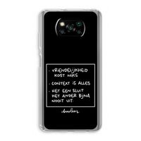 Mijn Motto's: Xiaomi Poco X3 Pro Transparant Hoesje