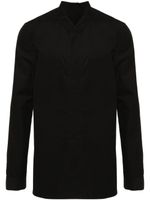 Rick Owens Faun snap-up shirt - Noir