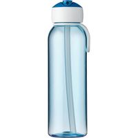 Mepal Campus Flip-Up Waterfles 500 ml Blauw/Transparant - thumbnail