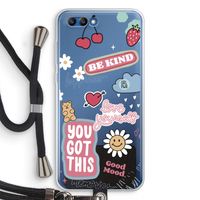 Positivity: Honor 10 Transparant Hoesje met koord