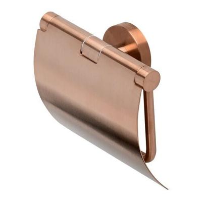 Toiletrolhouder Geesa Nemox | Met klep | Geborsteld brons