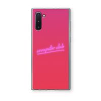Vice Glow: Samsung Galaxy Note 10 Transparant Hoesje