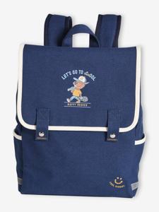 Rugzak 'happy castor' blauw