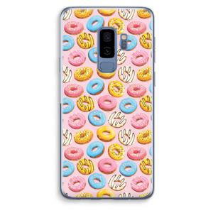 Pink donuts: Samsung Galaxy S9 Plus Transparant Hoesje