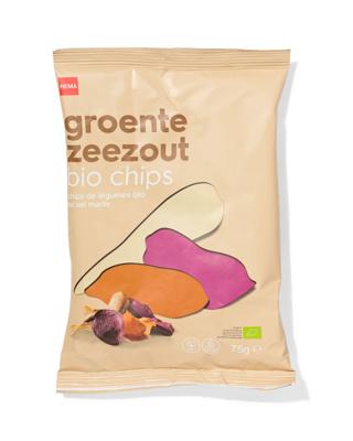HEMA Bio Groentechips Zeezout 75g