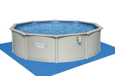 Zwembad stalen wand 300x120cm