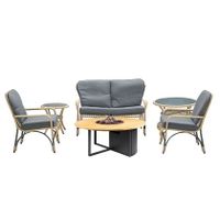 Garden Impressions Olaf loungeset naturel incl. Cosiloft vuurtafel - thumbnail