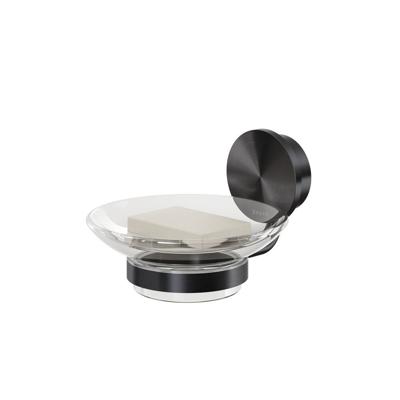 Zeephouder Geesa Opal | Zwart metaal geborsteld