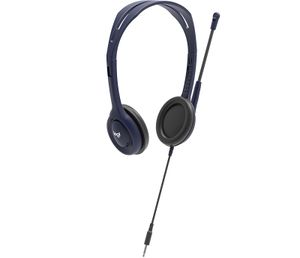 Logitech 5 Units Bundle Of Wired 3.5 mm headset with Microphone for educational use Bedraad Hoofdband Oproepen/muziek Blauw