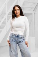 Malelions Members Society Longsleeve Top Dames Wit - Maat XL - Kleur: Wit | Soccerfanshop