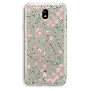 Sierlijke bloemen: Samsung Galaxy J7 (2017) Transparant Hoesje