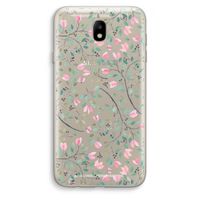 Sierlijke bloemen: Samsung Galaxy J7 (2017) Transparant Hoesje