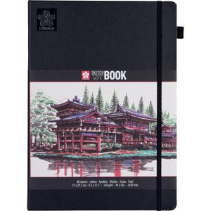 Sakura schetsboek, 80 vel, 140 g/m², ft A4, wit papier 5 stuks