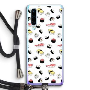 Sushi time: Huawei P30 Transparant Hoesje met koord