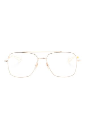 Dita Eyewear lunettes de vue Flight-Seven à monture pilote - Or