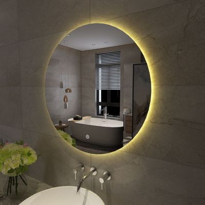 Badkamerspiegel Aqua Splash Luse Rond Inclusief Dimbare LED Verlichting 60 cm Aqua Splash