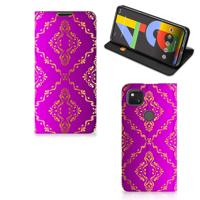 Telefoon Hoesje Google Pixel 4a Barok Roze Telefoon Hoesje Google Pixel 4a Barok Roze