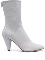Proenza Schouler bottines Cone 95 mm en cuir - Gris