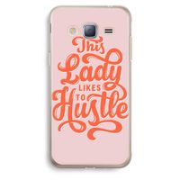 Hustle Lady: Samsung Galaxy J3 (2016) Transparant Hoesje