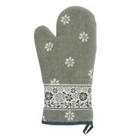 Oven Glove Belle Fleur dk green