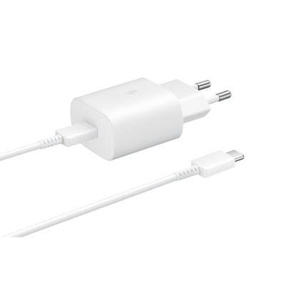 SAMSUNG oplader met kabel 1m usb c 25w wit