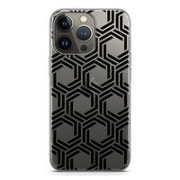 Geometrisch patroon: iPhone 13 Pro Transparant Hoesje