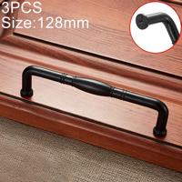 3 STKS 6228-128 eenvoudige Archaistic zink legering handvat voor kabinet garderobe lade deur gat afstand: 128mm