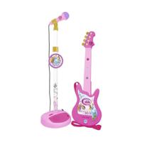 Kindergitaar Disney Princess Microfoon Roze Disney Prinsessen