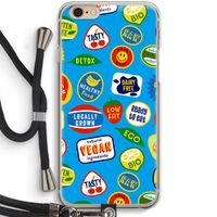 Fruitsticker: iPhone 6 / 6S Transparant Hoesje met koord