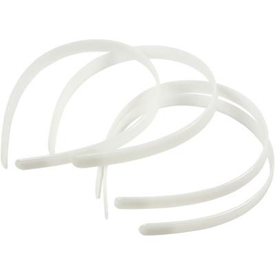 Creativ Company Haarbanden, b: 13 mm, wit, 5 stuk/ 1 doos