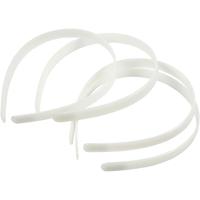 Creativ Company Haarbanden, b: 13 mm, wit, 5 stuk/ 1 doos