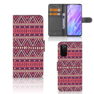 Samsung Galaxy S20 | Telefoon Hoesje | Aztec Paars