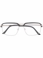 Cazal lunettes de vue à monture rectangulaire - Argent