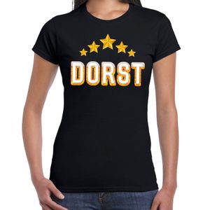 Dorst drank fun t-shirt zwart voor dames