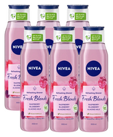 Nivea Fresh Blends Framboos Douchegel Voordeelverpakking - thumbnail