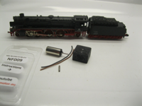 micromotor NF009G ombouwset voor Fleischmann BR 38 K, DRG 01.10, P8, BR 23, u.a.