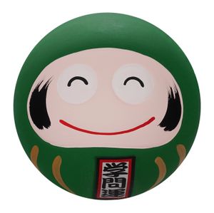 Groene Daruma pop - 6 x 6 x 6cm