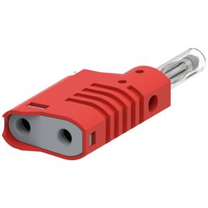 Electro PJP 1089-CD1-R Banaanstekker Stekker, recht Stift-Ø: 4 mm Rood 1 stuk(s)