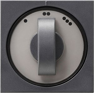 Gira ventilatorschakelaar 1-2-3 met draaiknop antraciet