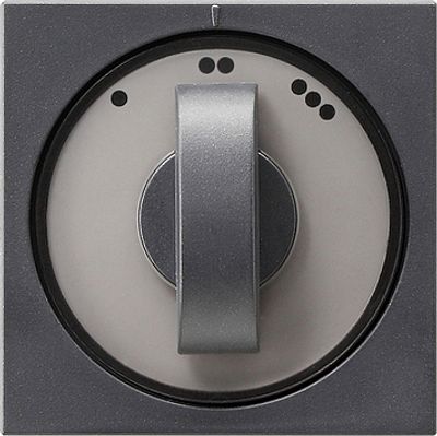 Gira ventilatorschakelaar 1-2-3 met draaiknop antraciet