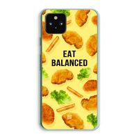 Eat Balanced: Google Pixel 5a 5G Transparant Hoesje