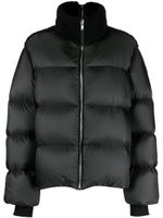 Moncler + Rick Owens doudoune Cyclopic en peau lainée - Noir