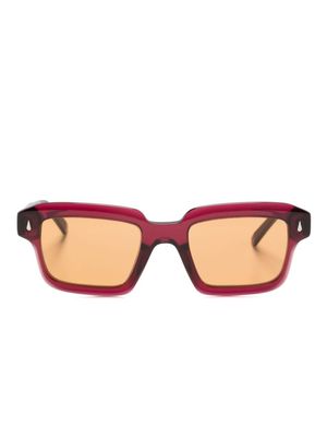 Retrosuperfuture lunettes de soleil Giardino à monture rectangulaire - Violet